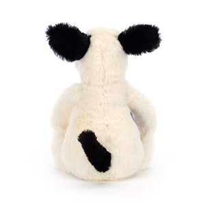 Jellycat | Bashful Black & Cream Puppy (Small)